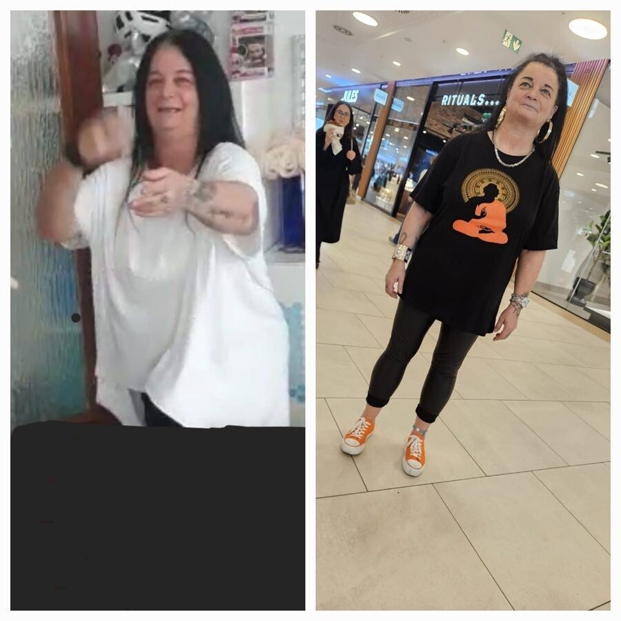 Valeria, before and after her BodyFitWithMe coaching